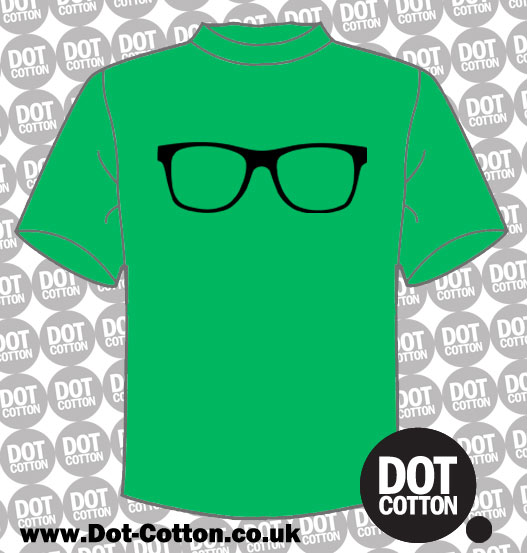 Geek Glasses Tshirt Dot Cotton