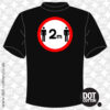 Social distancing 2m road sign T-Shirt