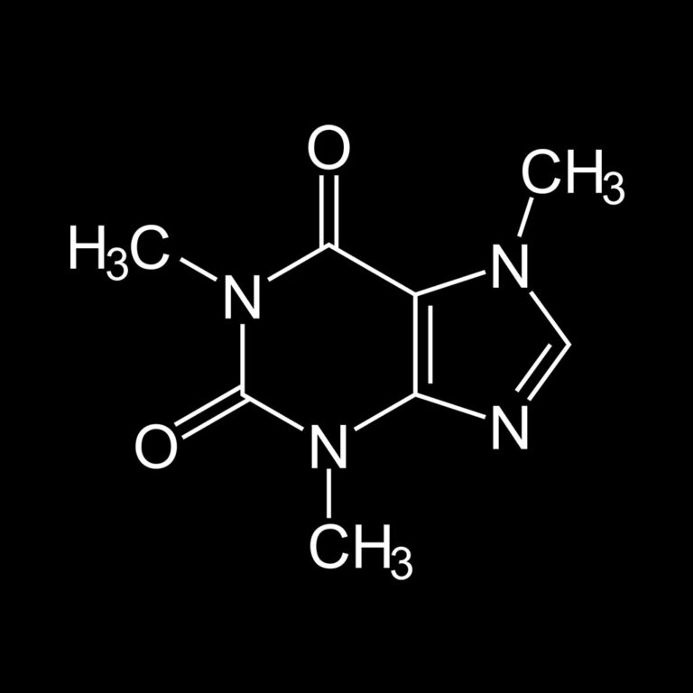 bold caffeine molecule bold caffeine molecule