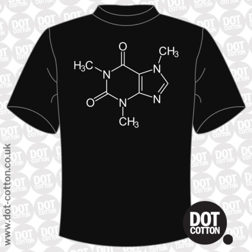 Caffeine Chemical Structure T-Shirt