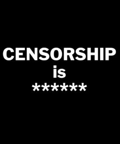 Censorship is Starred Out T-shirt