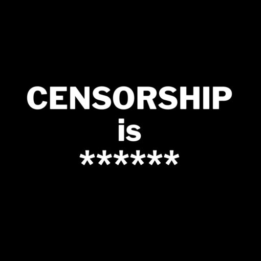 Censorship is Starred Out T-shirt