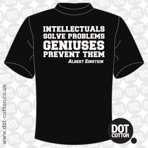 Geniuses Prevent Them Albert-Einstein T-Shirt