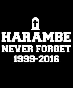 Harambe Never Forget T-Shirt