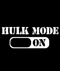 Hulk mode on T-shirt