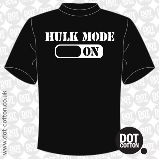 Hulk mode on T-shirt