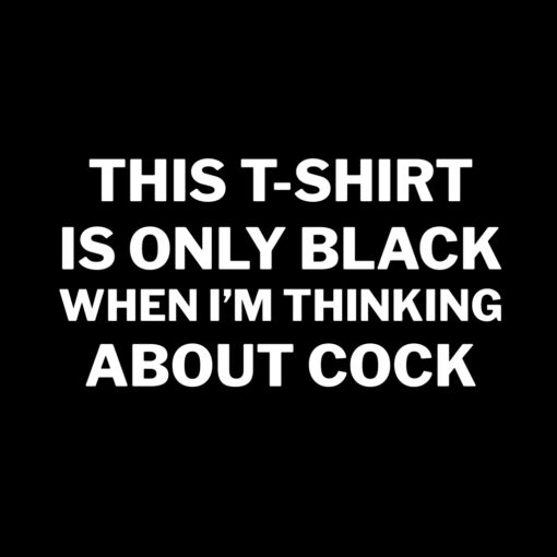 Only Pink Think About Cock T-Shirt