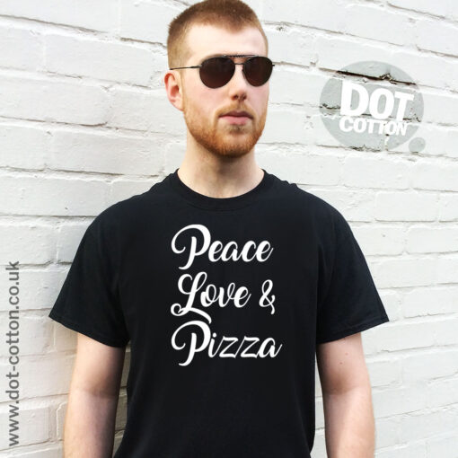 Peace Love and Pizza T-Shirt