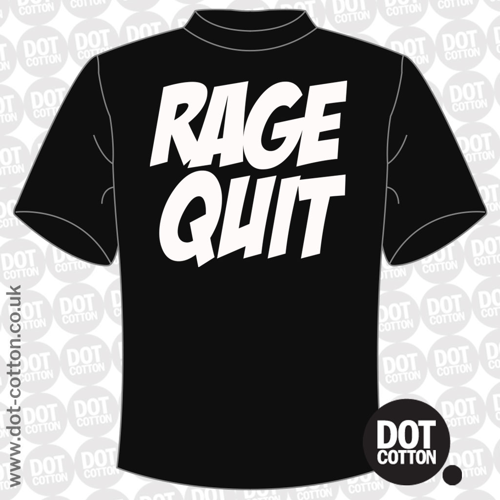 Rage Quitter Unisex T-Shirt - Teeruto