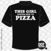 This Girl knows how to Pizza T-Shirt