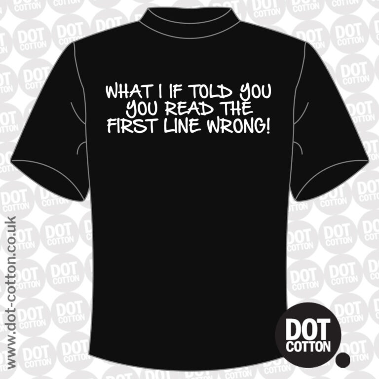 This T-shirt is in Spanish… T-shirt - Dot Cotton